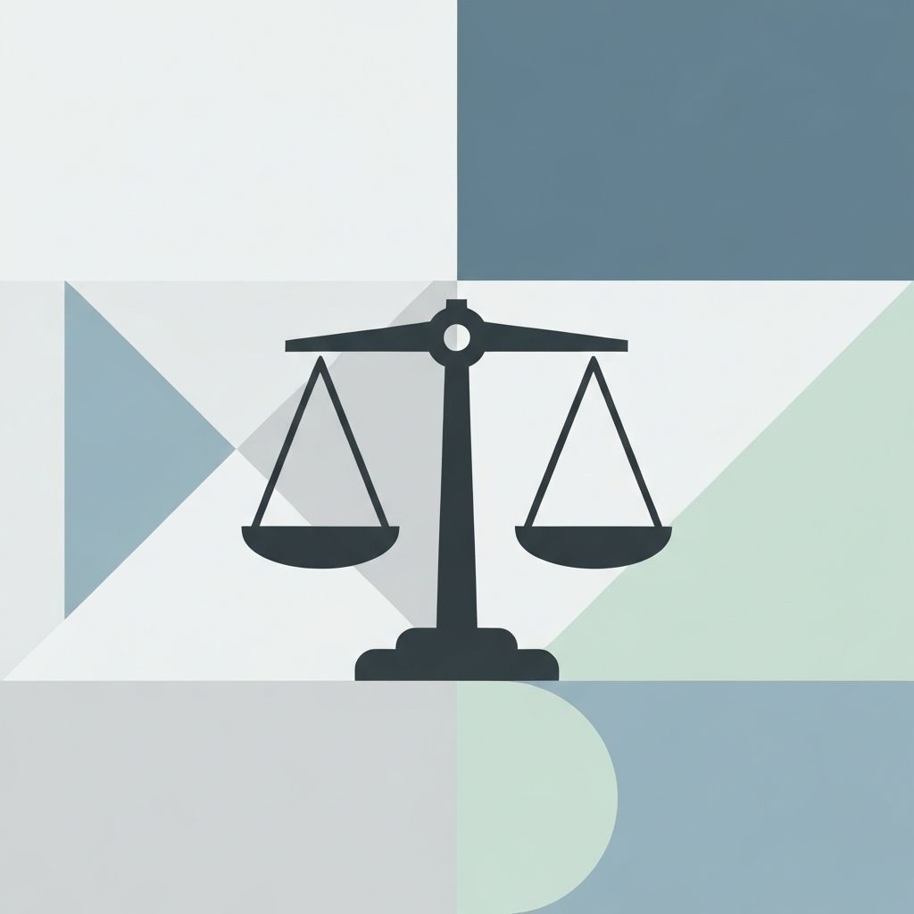 Balanced scales representing nutrition